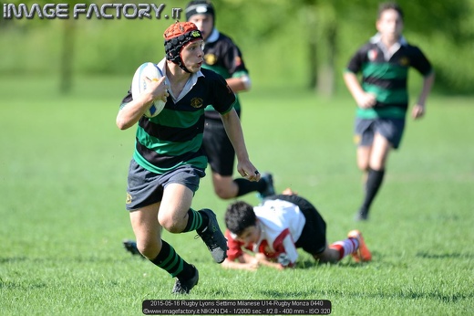 2015-05-16 Rugby Lyons Settimo Milanese U14-Rugby Monza 0440